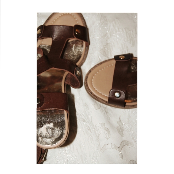 Barbara Barbieri tan brown heeled sandals - Picture 6 of 8